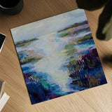 Glisten by Jeanette Vertentes. Shown as a detailed flat fine art print, highlighting archival giclee quality. Available as an archival giclee rolled canvas, fine art paper, or poster print. SKU 103176a.