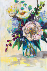 Glowing on White by Jeanette Vertentes. SKU 58942h. Archival Giclee Fine art print for wall decor.