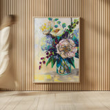 Glowing on White by Jeanette Vertentes. shown as over sized large wall art. Available as an archival giclee rolled canvas, fine art paper, or poster print. SKU 58942h.