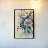 Glowing on White by Jeanette Vertentes. shown as a paper print in a black flame. Available as a archival giclee rolled canvas, fine art paper, or poster print. SKU 58942h.