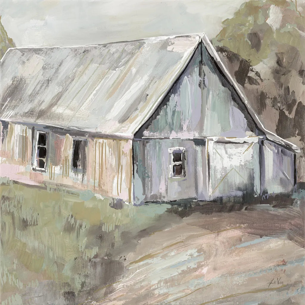 Going to the Country I Neutral by Jeanette Vertentes. SKU 53451a. Archival Giclee Fine art print for wall decor.