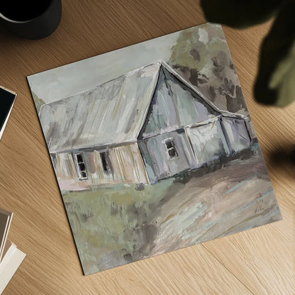 Going to the Country I Neutral by Jeanette Vertentes. Shown as a detailed flat fine art print, highlighting archival giclee quality. Available as an archival giclee rolled canvas, fine art paper, or poster print. SKU 53451a.