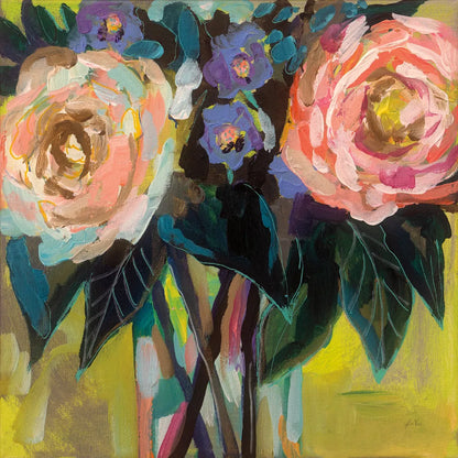 Happy Couple by Jeanette Vertentes. SKU 49350a. Archival Giclee Fine art print for wall decor.