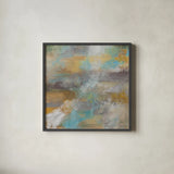Heaven by Jeanette Vertentes. Shown in a sleek black glass frame for a contemporary gallery look. Available as an archival giclee rolled canvas, fine art paper, or poster print. SKU 55482a.
