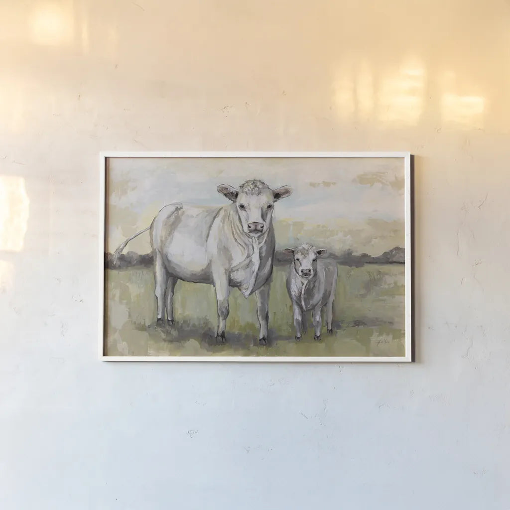 Idyllic by Jeanette Vertentes. shown as a paper print in a white frame. Available as a archival giclee rolled canvas, fine art paper, or poster print. SKU 61286i.