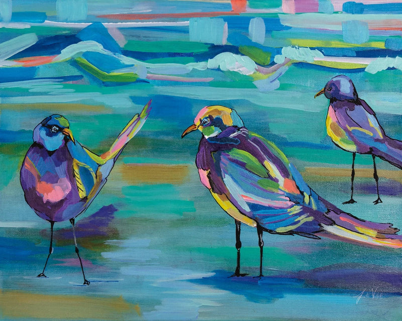 Indigo Gulls by Jeanette Vertentes