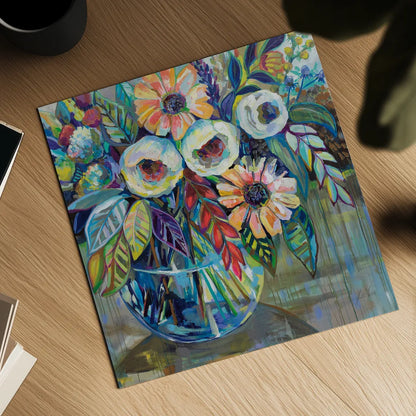 Joy by Jeanette Vertentes. Shown as a detailed flat fine art print, highlighting archival giclee quality. Available as an archival giclee rolled canvas, fine art paper, or poster print. SKU 53467a.