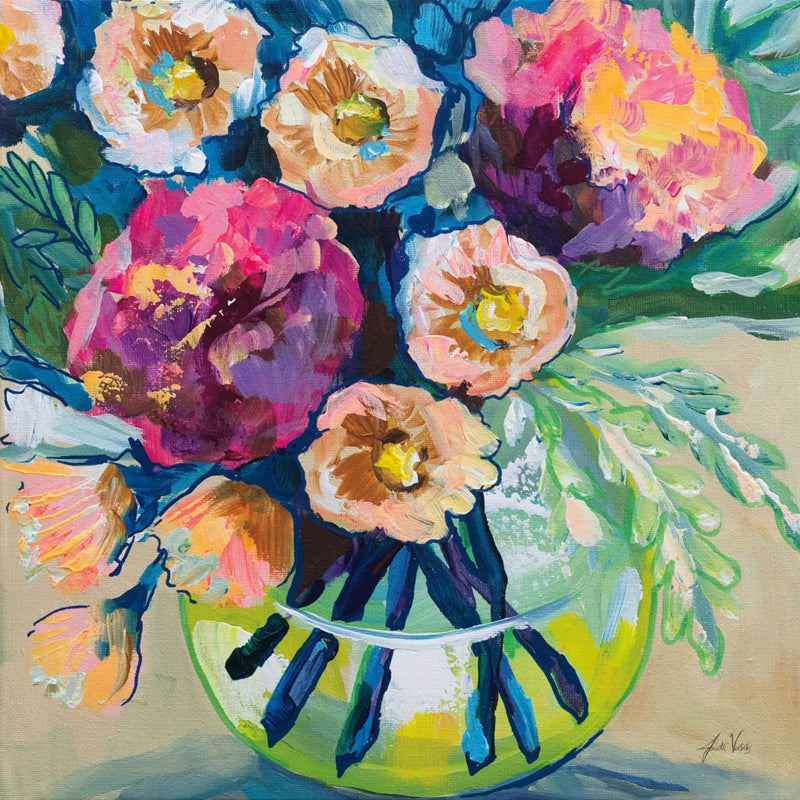 Jubilant by Jeanette Vertentes. SKU 101650a. Archival Giclee Fine art print for wall decor.