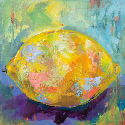 Lemon by Jeanette Vertentes. SKU 53244a. Archival Giclee Fine art print for wall decor.