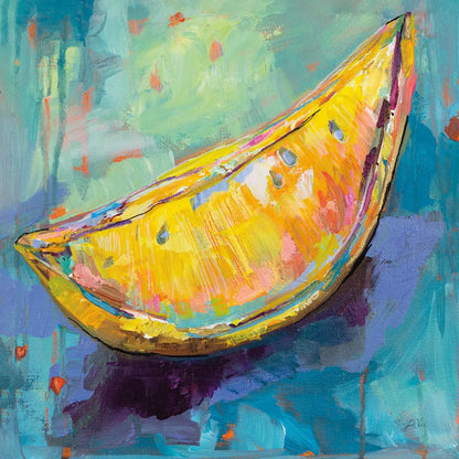Lemon Wedge by Jeanette Vertentes. SKU 53245a. Archival Giclee Fine art print for wall decor.