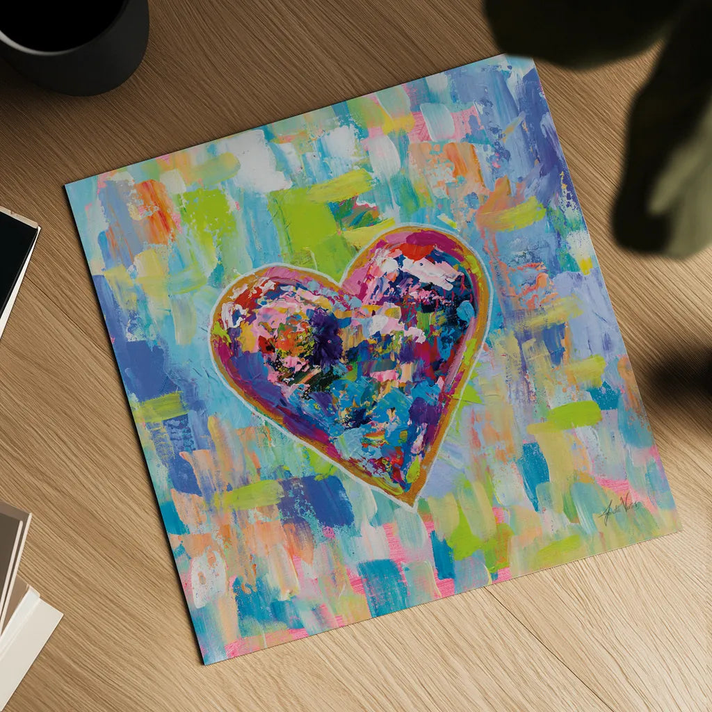 Love After Heartbreak by Jeanette Vertentes. Shown as a detailed flat fine art print, highlighting archival giclee quality. Available as an archival giclee rolled canvas, fine art paper, or poster print. SKU 78272a.