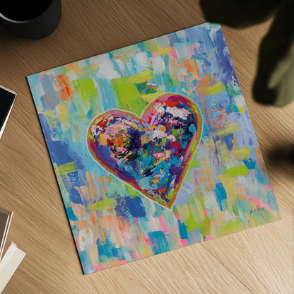 Love After Heartbreak by Jeanette Vertentes. Shown as a detailed flat fine art print, highlighting archival giclee quality. Available as an archival giclee rolled canvas, fine art paper, or poster print. SKU 78272a.