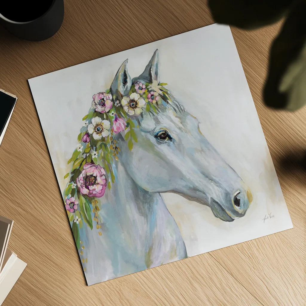 Lovely I by Jeanette Vertentes. Shown as a detailed flat fine art print, highlighting archival giclee quality. Available as an archival giclee rolled canvas, fine art paper, or poster print. SKU 62400a.
