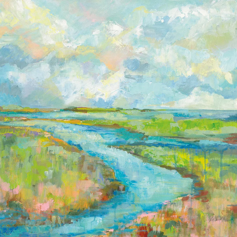 Marsh by Jeanette Vertentes. SKU 53171a. Archival Giclee Fine art print for wall decor.