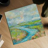 Marsh by Jeanette Vertentes. Shown as a detailed flat fine art print, highlighting archival giclee quality. Available as an archival giclee rolled canvas, fine art paper, or poster print. SKU 53171a.