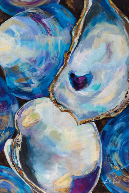 Matunuck Shells by Jeanette Vertentes. SKU 72149h. Archival Giclee Fine art print for wall decor.