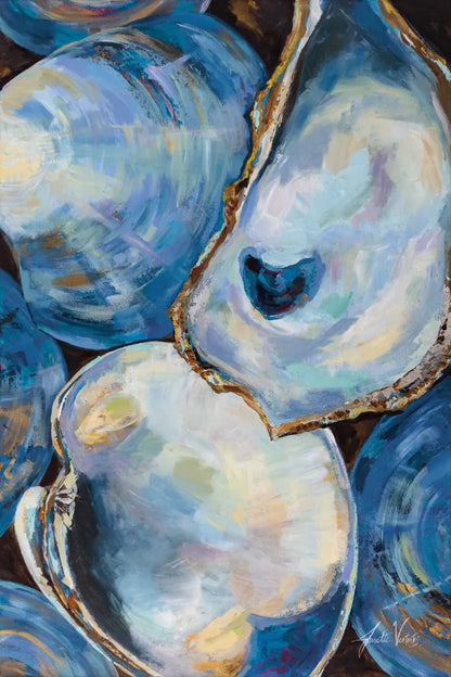 Matununk Shells Light by Jeanette Vertentes. SKU 73156h. Archival Giclee Fine art print for wall decor.