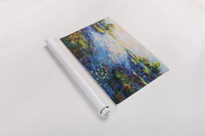Monet Day by Jeanette Vertentes. shown as a rolled paper print. Available as archival giclee rolled canvas, fine art paper, or poster print. SKU 78036i.