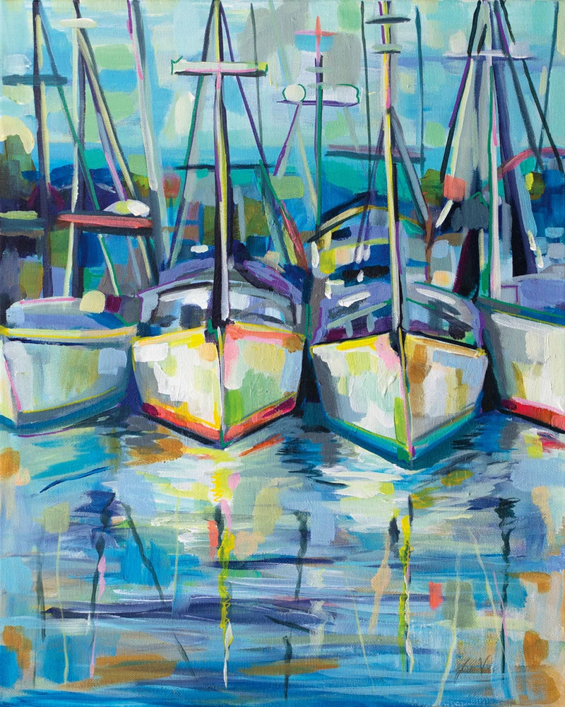 Morning Dock by Jeanette Vertentes