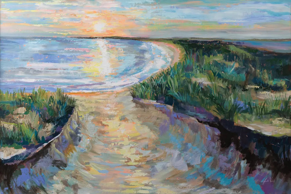 Napatree Sunset by Jeanette Vertentes. SKU 92742i. Archival Giclee Fine art print for wall decor.