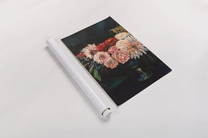 Newport Bouquet by Jeanette Vertentes. shown as a rolled paper print. Available as archival giclee rolled canvas, fine art paper, or poster print. SKU 49353h.