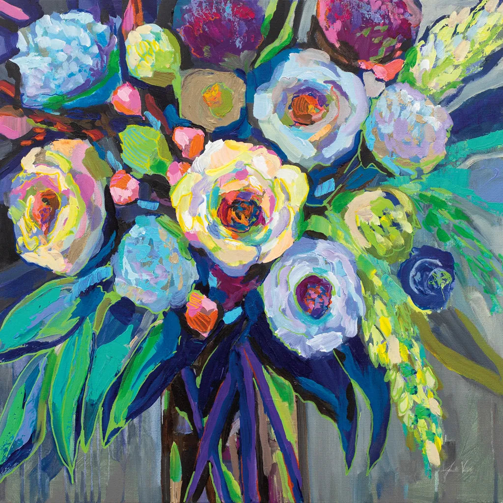 Nighttime by Jeanette Vertentes. SKU 54408a. Archival Giclee Fine art print for wall decor.