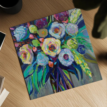 Nighttime by Jeanette Vertentes. Shown as a detailed flat fine art print, highlighting archival giclee quality. Available as an archival giclee rolled canvas, fine art paper, or poster print. SKU 54408a.