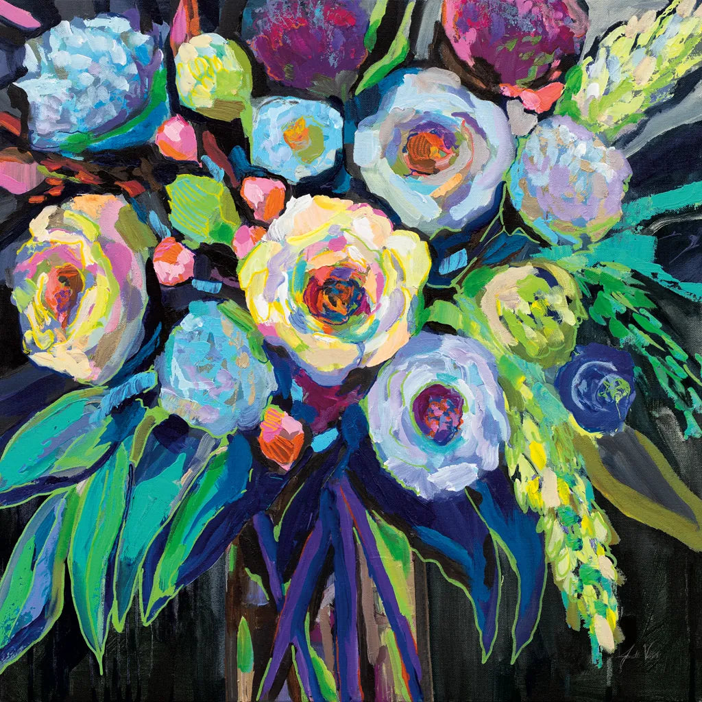 Nighttime Dark by Jeanette Vertentes. SKU 72304a. Archival Giclee Fine art print for wall decor.