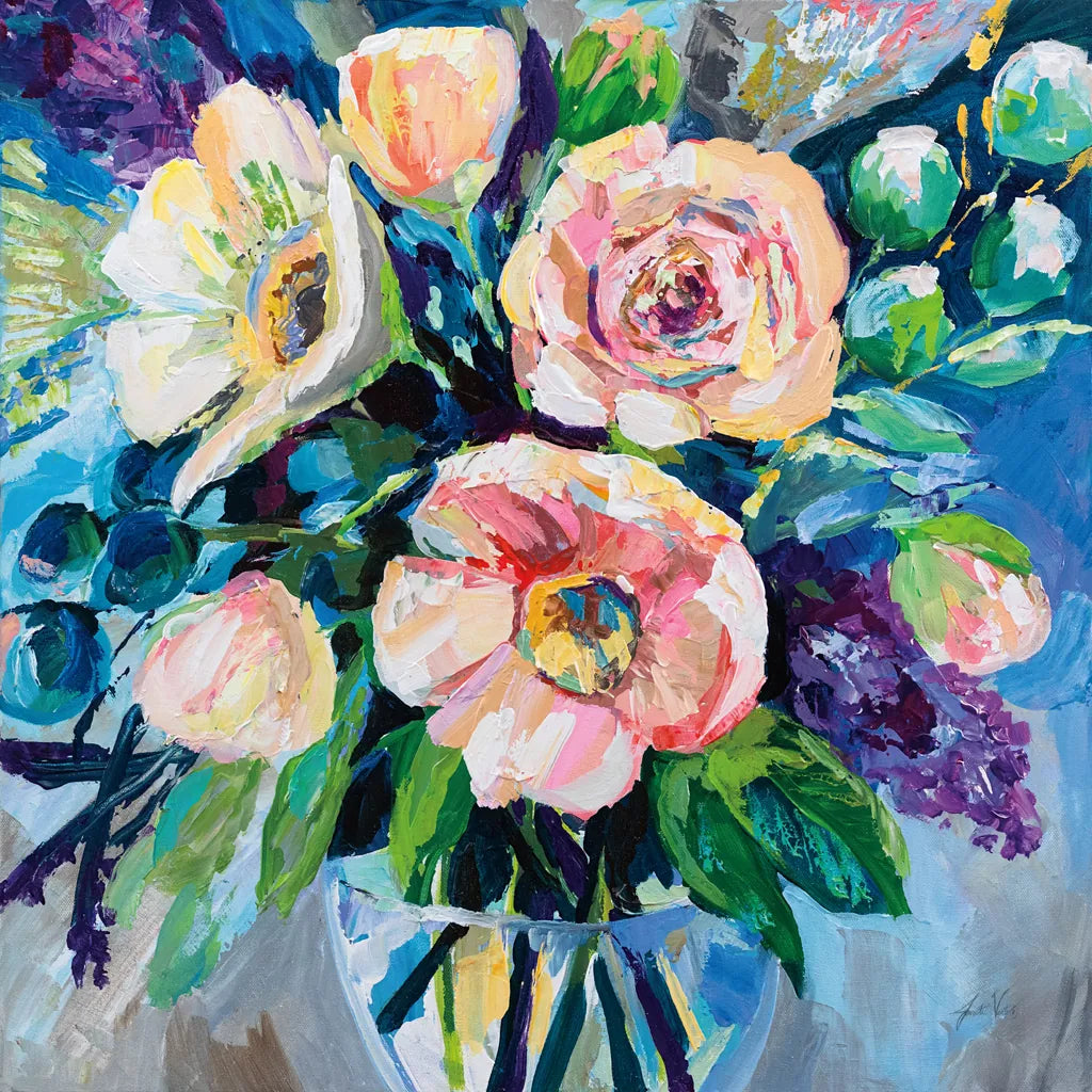 O Happy Day by Jeanette Vertentes. SKU 93445a. Archival Giclee Fine art print for wall decor.