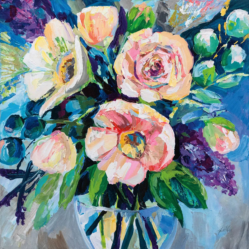 O Happy Day by Jeanette Vertentes. SKU 93445a. Archival Giclee Fine art print for wall decor.