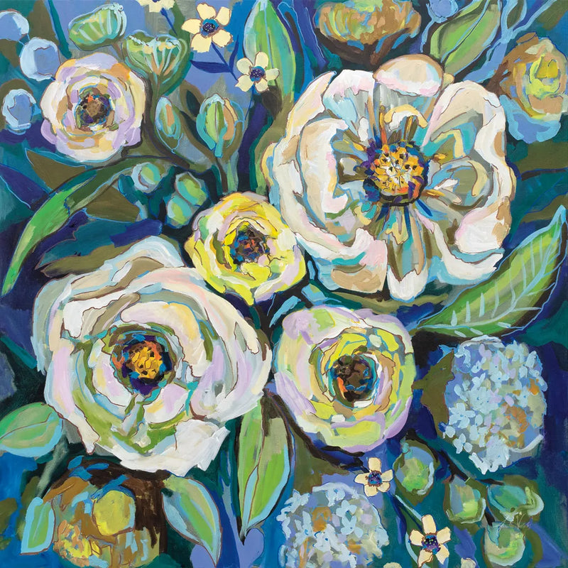 Ocean House by Jeanette Vertentes. SKU 54416a. Archival Giclee Fine art print for wall decor.