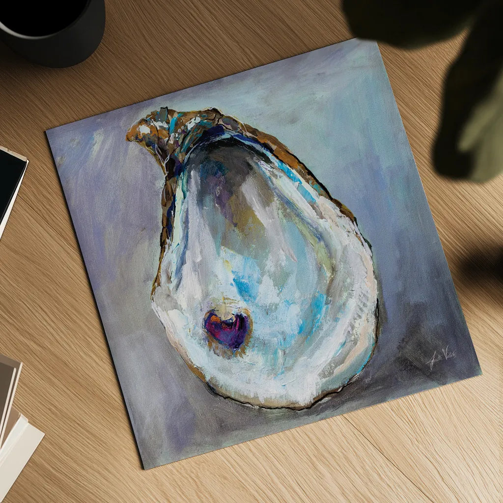 Open Heart by Jeanette Vertentes. Shown as a detailed flat fine art print, highlighting archival giclee quality. Available as an archival giclee rolled canvas, fine art paper, or poster print. SKU 83415a.