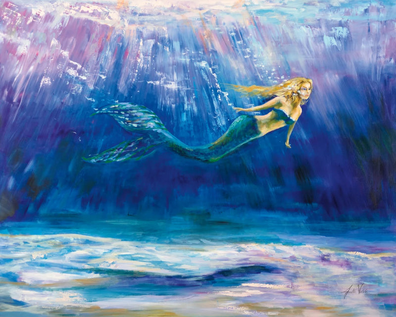 Out for a Swim by Jeanette Vertentes