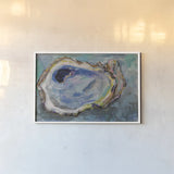 Oyster Two by Jeanette Vertentes. shown as a paper print in a white frame. Available as a archival giclee rolled canvas, fine art paper, or poster print. SKU 55496i.