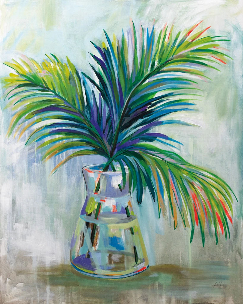 Palm Leaves I Red by Jeanette Vertentes