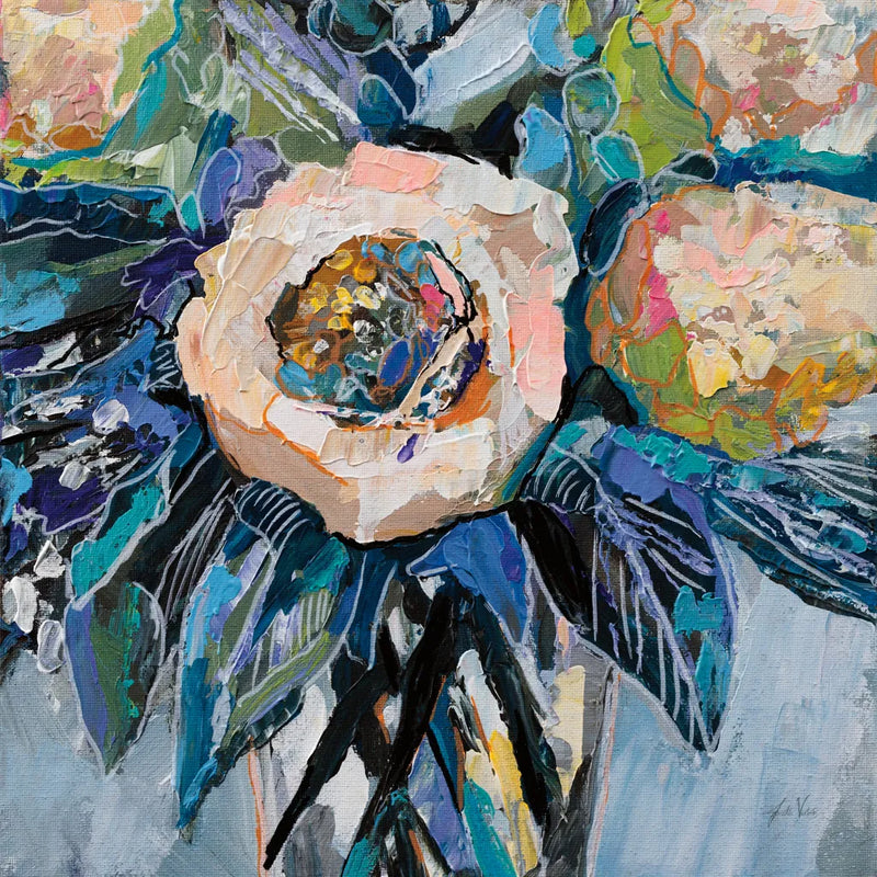 Peachy by Jeanette Vertentes. SKU 91761a. Archival Giclee Fine art print for wall decor.