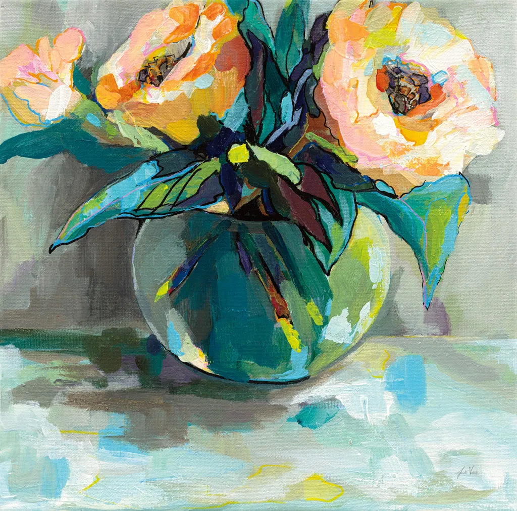 Pink Ladies by Jeanette Vertentes. SKU 53181a. Archival Giclee Fine art print for wall decor.