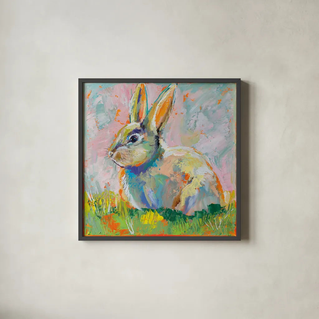 Piper by Jeanette Vertentes. Shown in a sleek black glass frame for a contemporary gallery look. Available as an archival giclee rolled canvas, fine art paper, or poster print. SKU 71464a.