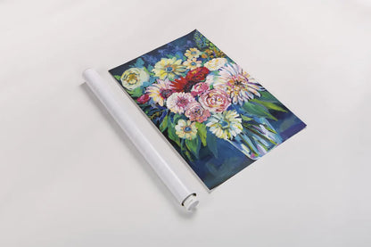 Prosperity by Jeanette Vertentes. shown as a rolled paper print. Available as archival giclee rolled canvas, fine art paper, or poster print. SKU 67250h.