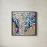 Pull by Jeanette Vertentes. Shown in a sleek black glass frame for a contemporary gallery look. Available as an archival giclee rolled canvas, fine art paper, or poster print. SKU 89811a.