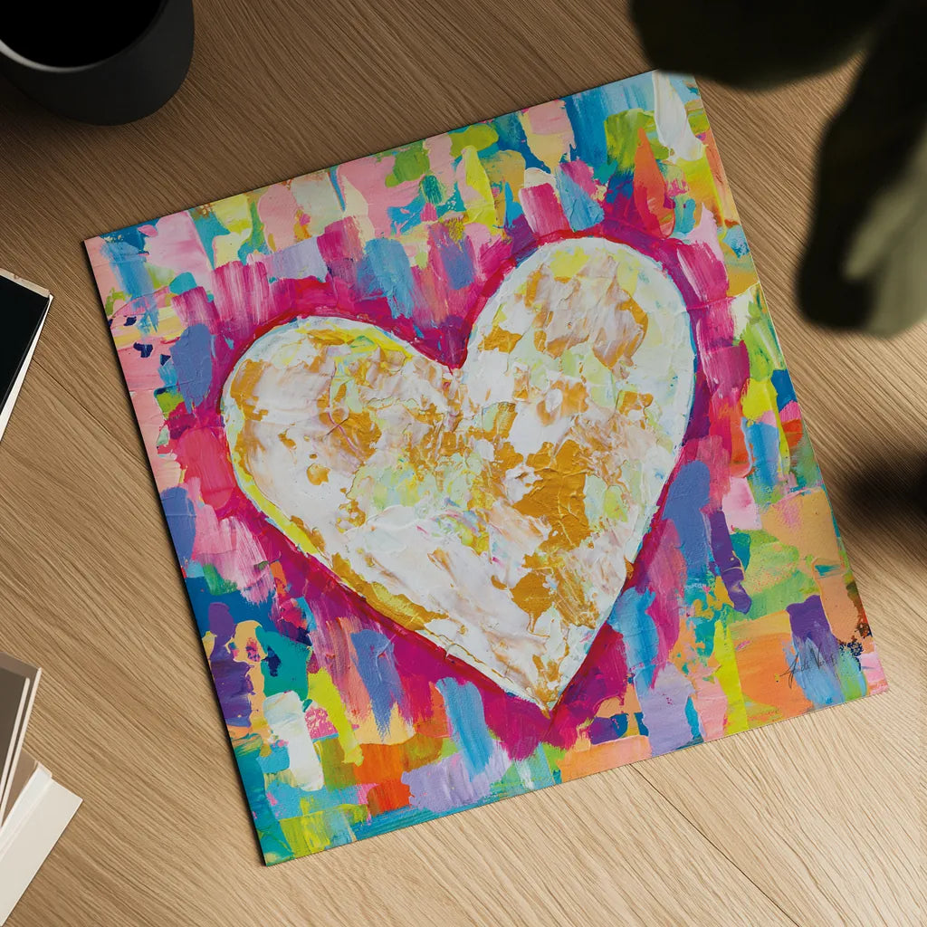 Pure Love by Jeanette Vertentes. Shown as a detailed flat fine art print, highlighting archival giclee quality. Available as an archival giclee rolled canvas, fine art paper, or poster print. SKU 78274a.