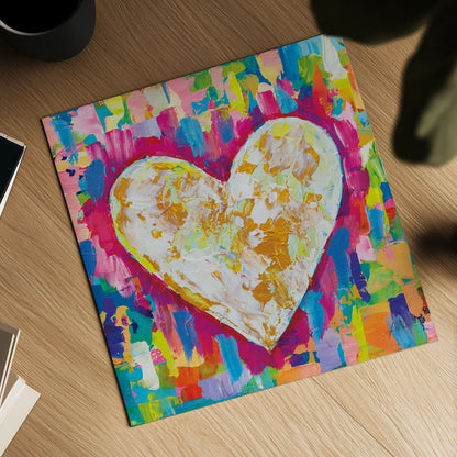 Pure Love Bright by Jeanette Vertentes. Shown as a detailed flat fine art print, highlighting archival giclee quality. Available as an archival giclee rolled canvas, fine art paper, or poster print. SKU 85470a.