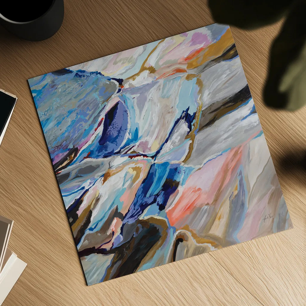 Push by Jeanette Vertentes. Shown as a detailed flat fine art print, highlighting archival giclee quality. Available as an archival giclee rolled canvas, fine art paper, or poster print. SKU 89812a.