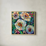 Reaching for the Sun by Jeanette Vertentes. Shown in a natural wood glass frame for a timeless modern aesthetic. Available as an archival giclee rolled canvas, fine art paper, or poster print. SKU 56811a.