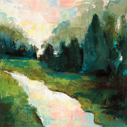 River Walk by Jeanette Vertentes. SKU 53188a. Archival Giclee Fine art print for wall decor.