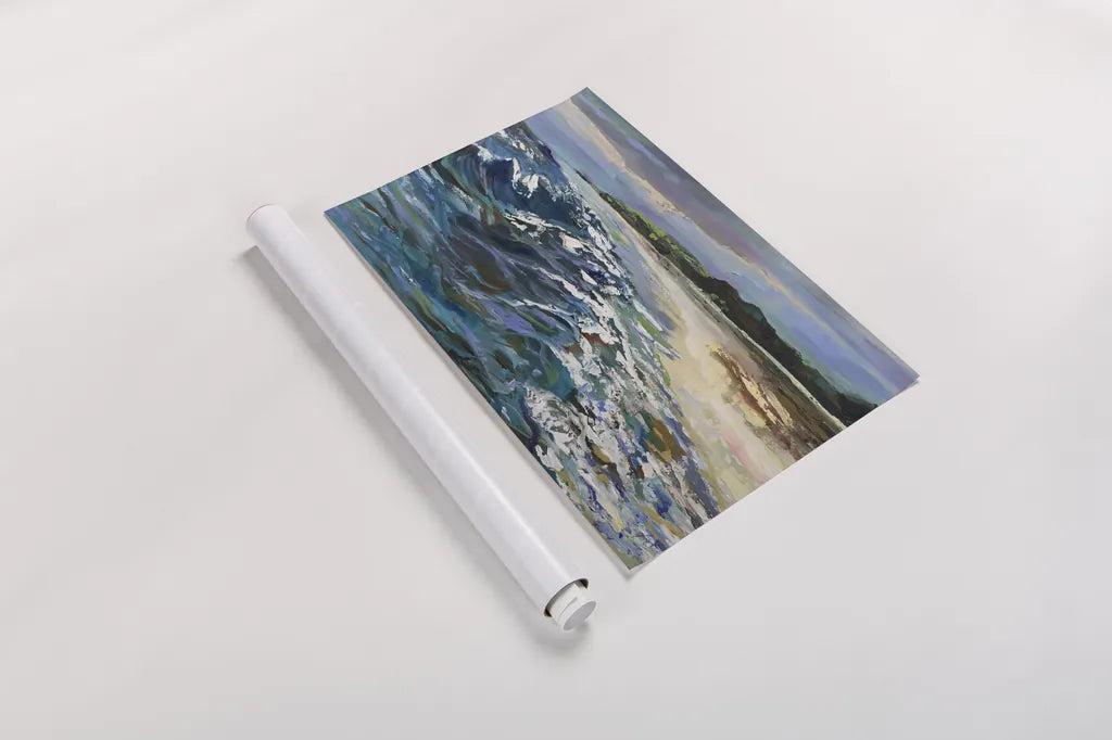 Rough Day by Jeanette Vertentes. shown as a rolled paper print. Available as archival giclee rolled canvas, fine art paper, or poster print. SKU 100310i.