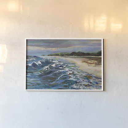 Rough Day by Jeanette Vertentes. shown as a paper print in a white frame. Available as a archival giclee rolled canvas, fine art paper, or poster print. SKU 100310i.