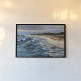 Rough Surf by Jeanette Vertentes. shown as a paper print in a black flame. Available as a archival giclee rolled canvas, fine art paper, or poster print. SKU 82854i.