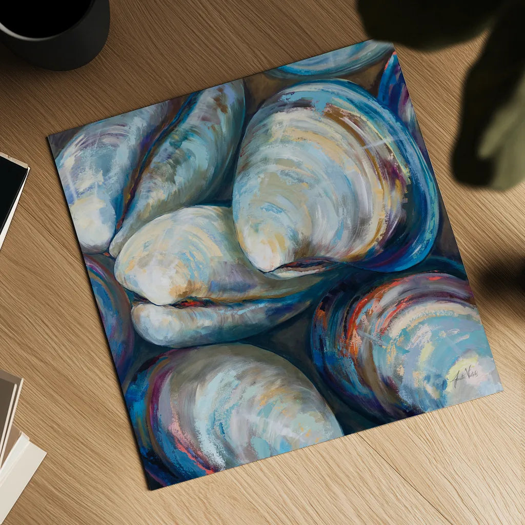 Salty I by Jeanette Vertentes. Shown as a detailed flat fine art print, highlighting archival giclee quality. Available as an archival giclee rolled canvas, fine art paper, or poster print. SKU 70561a.