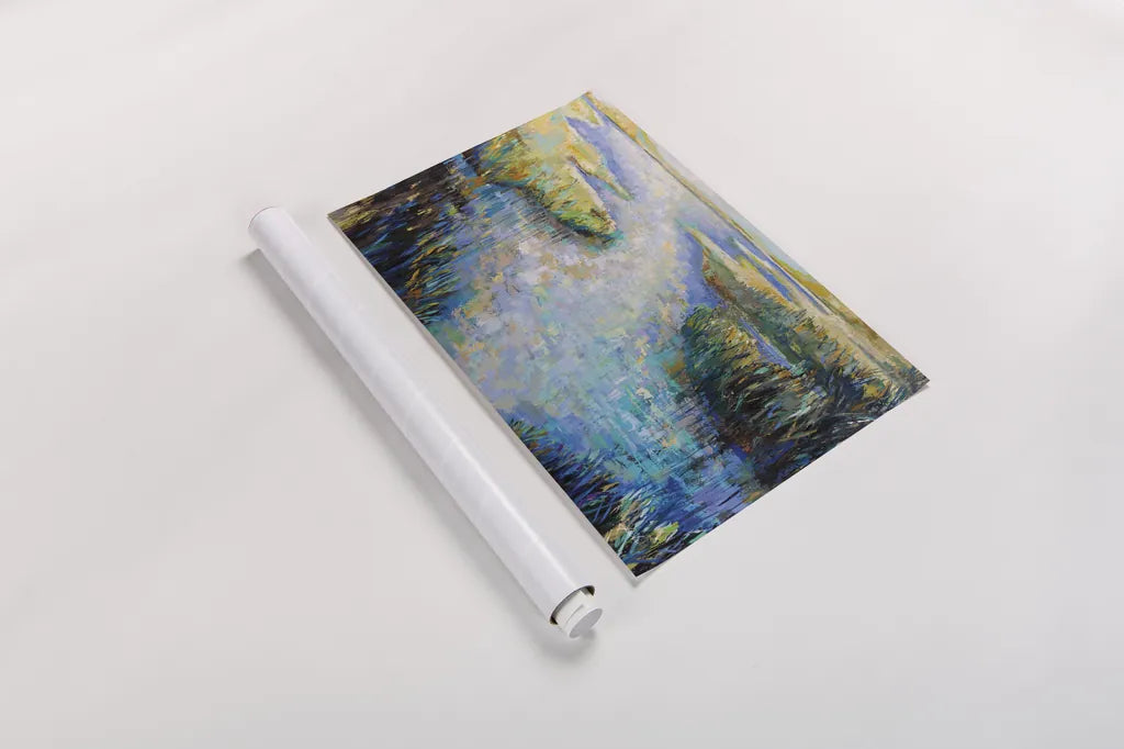 Shimmer Crop by Jeanette Vertentes. shown as a rolled paper print. Available as archival giclee rolled canvas, fine art paper, or poster print. SKU 72153i.